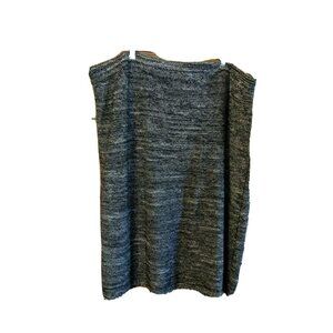 Catos Size 22/24W Sweater Skirt Black Silver Lined Long Modest